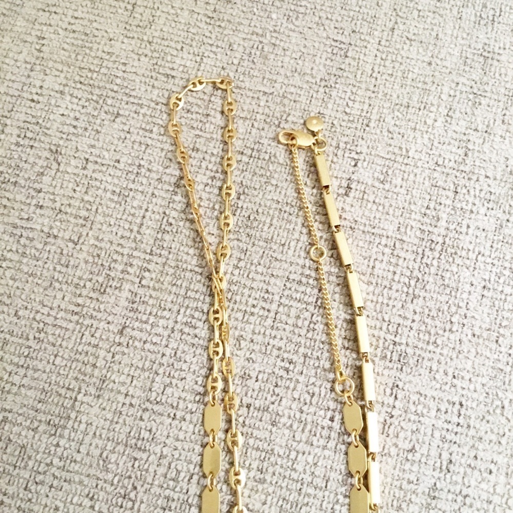Madewell Mixed Mismatched Chain Long Necklace - Picture 2 of 4